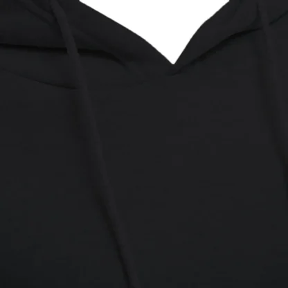 Casual Plain Color Hoodie with Crop Design - Image 15