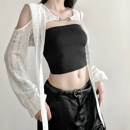 Lightweight Thin Open Front Hooded Jacket - Image 12