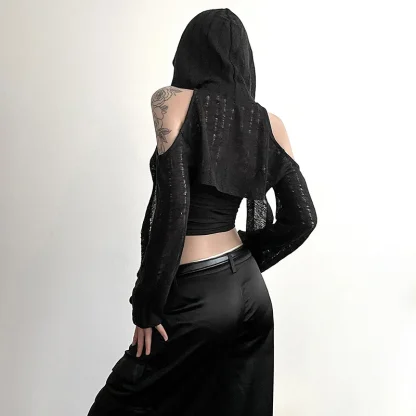 Lightweight Thin Open Front Hooded Jacket - Image 13